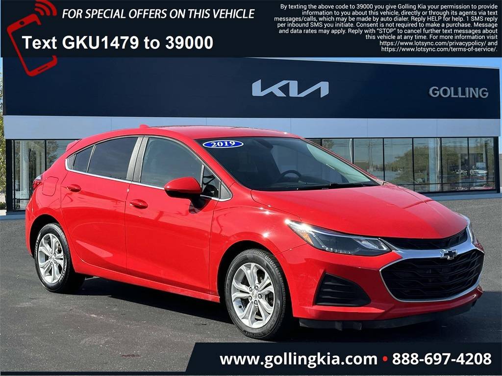 2019 Chevrolet Cruze LT — Hatchback — 65,826 mi — Madison Heights, MI
