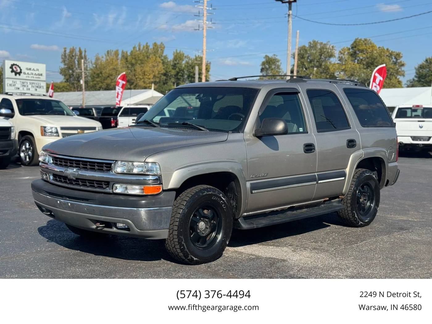 2002 Chevrolet Tahoe LS — SUV — 191,601 mi — Warsaw, IN