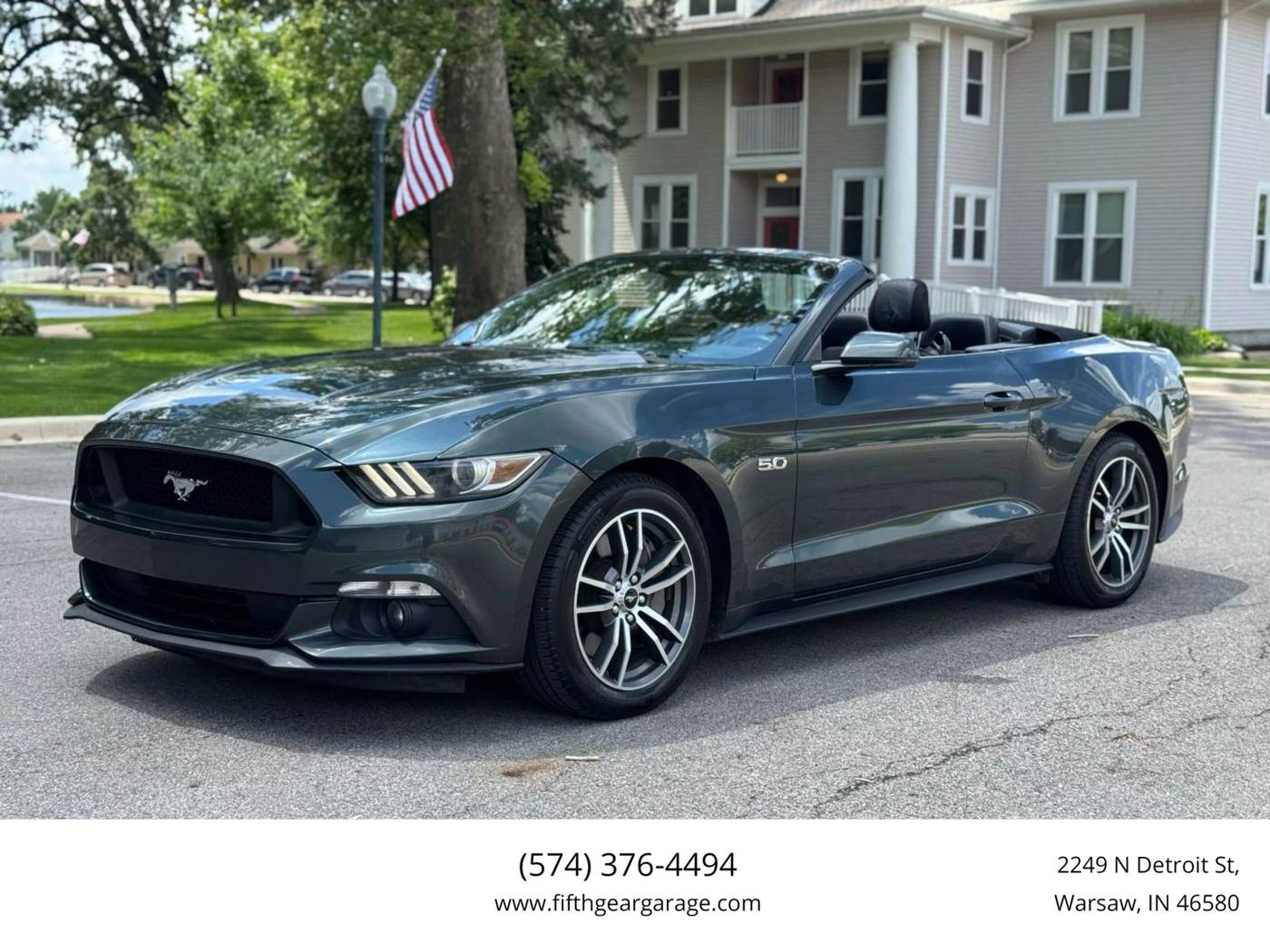2015 Ford Mustang GT Premium — Convertible — 89,182 mi — Warsaw, IN