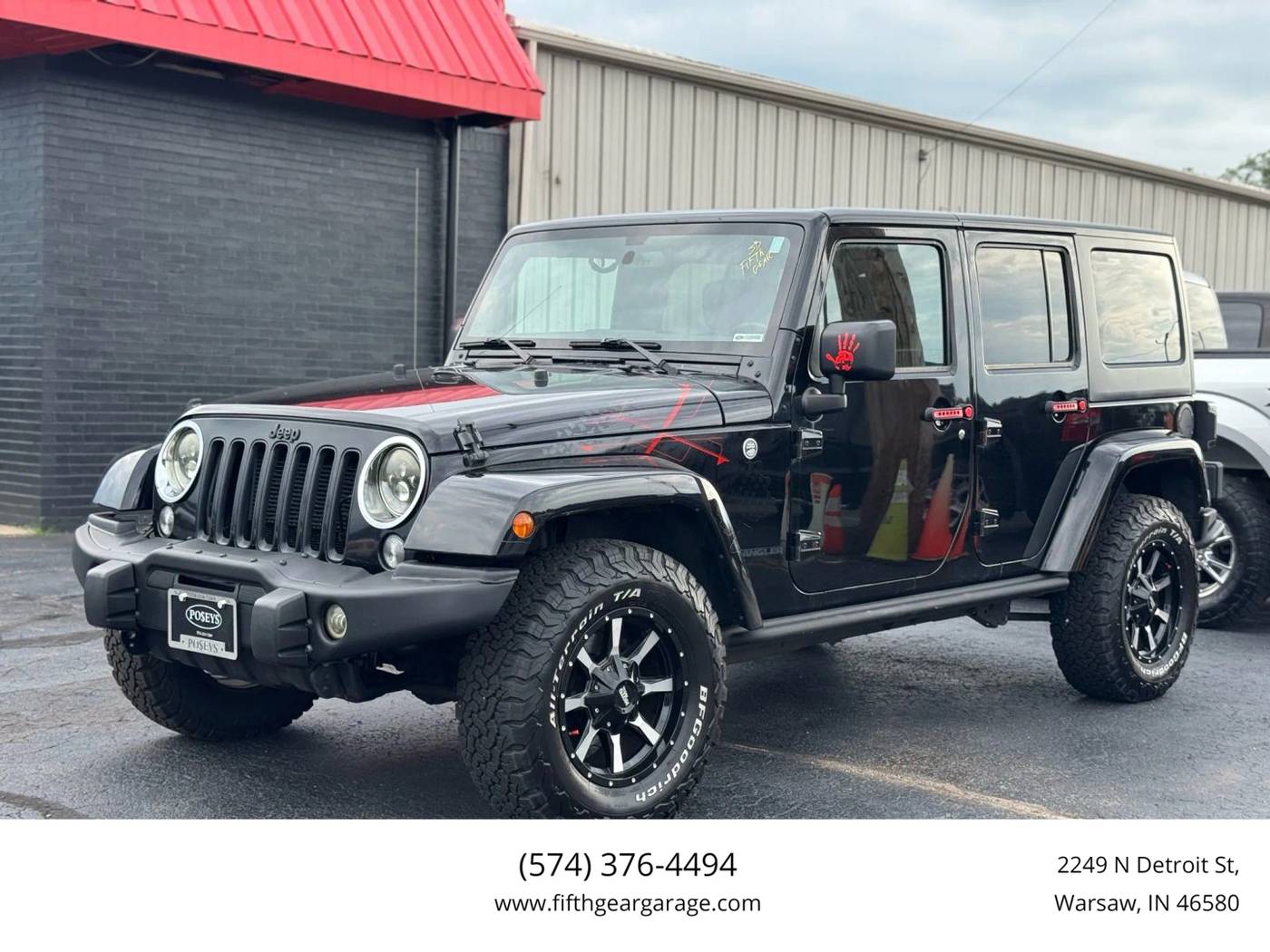 2016 Jeep Wrangler Backcountry — SUV — 170,774 mi — Warsaw, IN