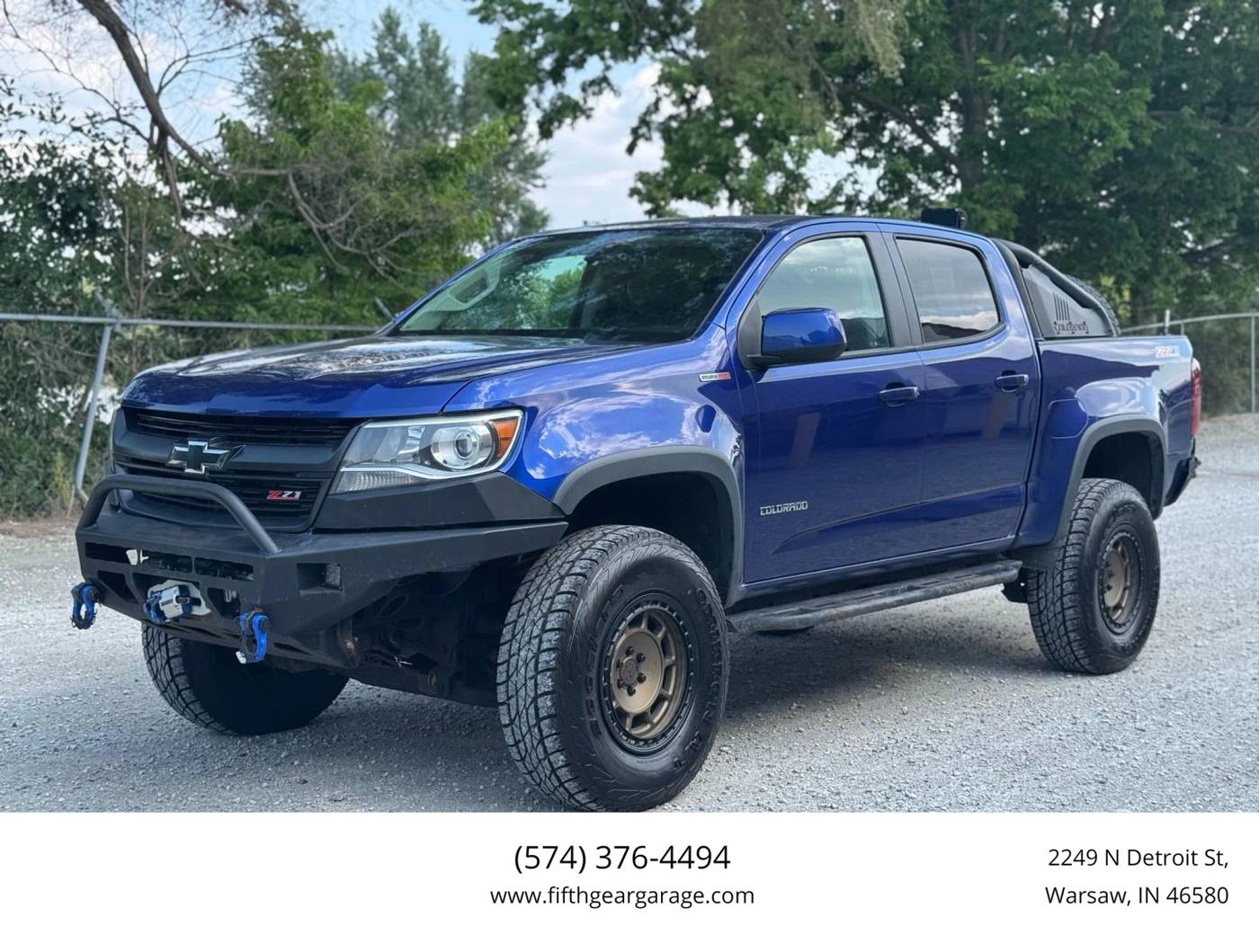 2016 Chevrolet Colorado Z71 — Pickup Truck — 103,017 mi — Warsaw, IN