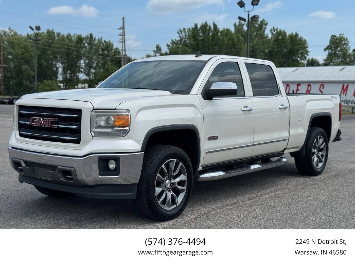 2014 GMC Sierra 1500 SLT — Pickup Truck — 172,541 mi — Warsaw, IN