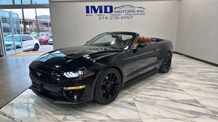 2019 Ford Mustang EcoBoost Premium — Convertible — 99,773 mi — Dallas, TX