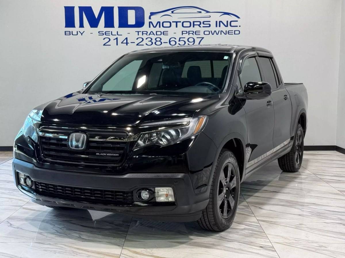 2018 Honda Ridgeline Black Edition — Pickup Truck — 55,235 mi — Dallas, TX