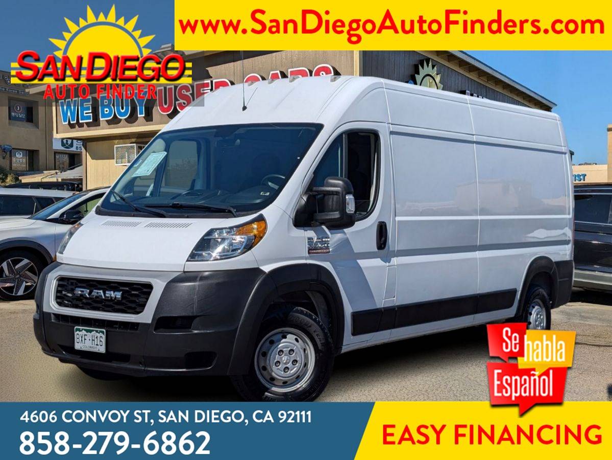 2021 Ram ProMaster Cargo Van 2500 — Cargo Van — 59,410 mi — San Diego, CA