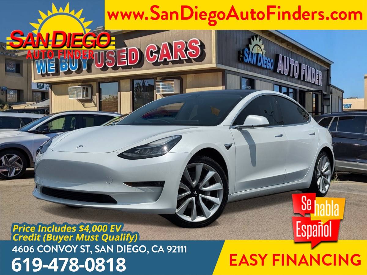 2018 Tesla Model 3 Long Range — Sedan — 115,353 mi — San Diego, CA
