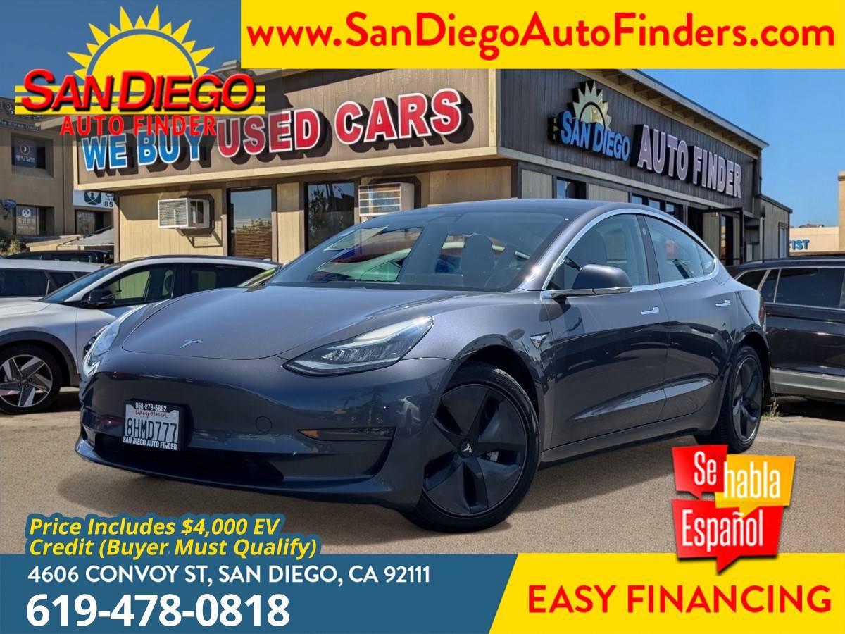 2018 Tesla Model 3 Long Range — Sedan — 110,000 mi — San Diego, CA