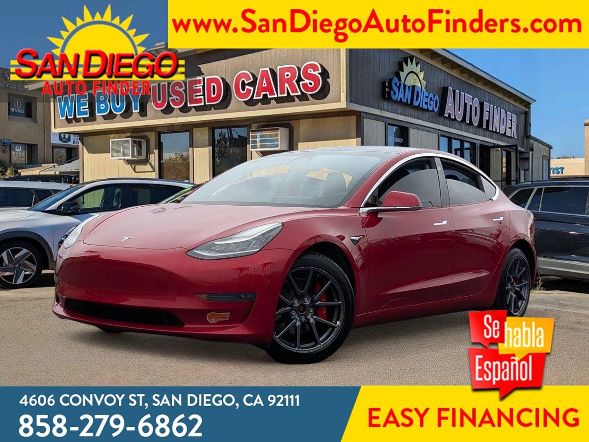 2020 Tesla Model 3 Long Range — Sedan — 64,666 mi — San Diego, CA