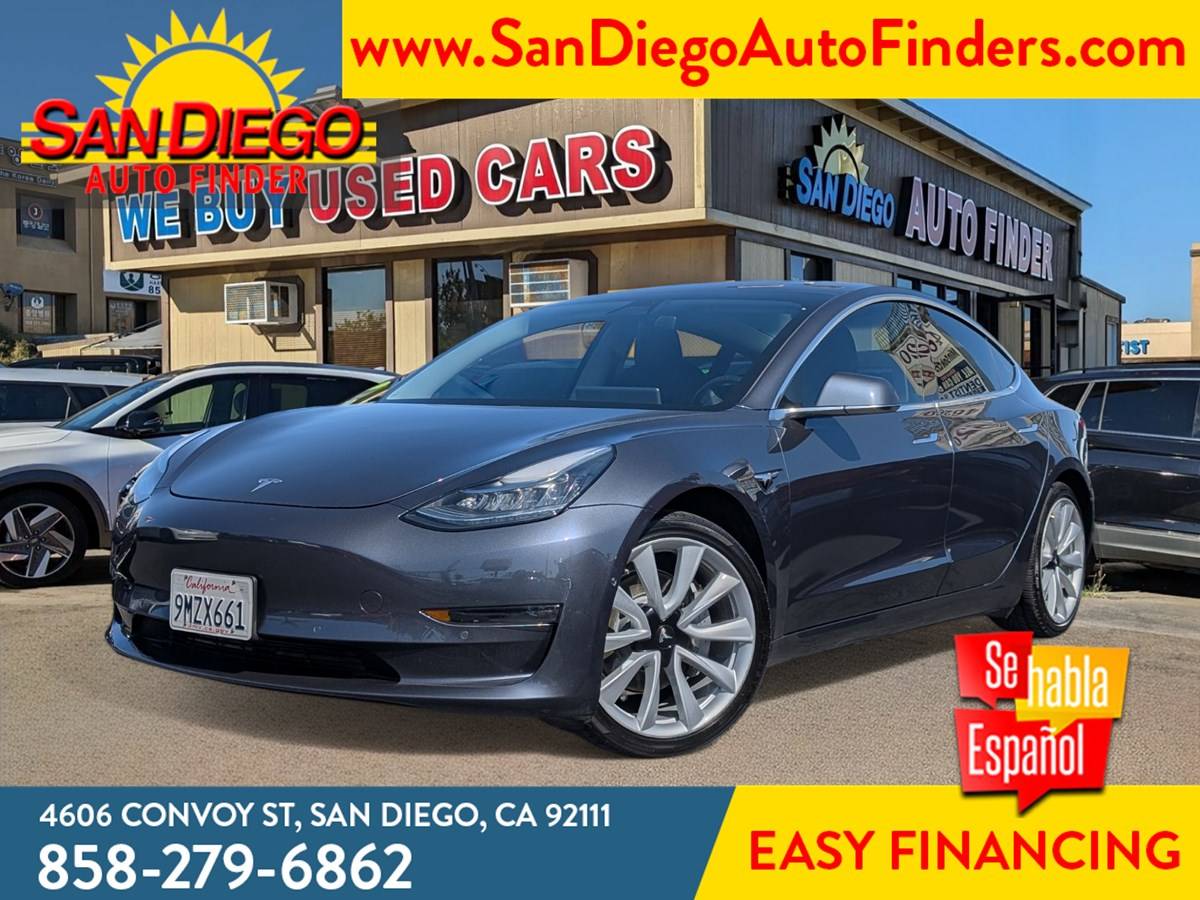2018 Tesla Model 3 Long Range — Sedan — 54,272 mi — San Diego, CA