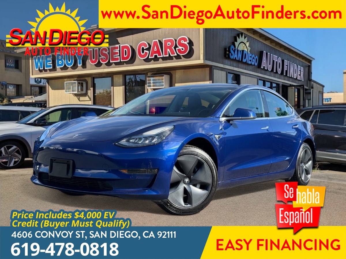 2019 Tesla Model 3 Mid Range — Sedan — 55,043 mi — San Diego, CA