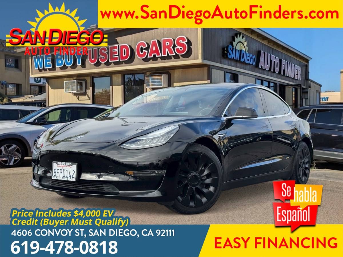 2018 Tesla Model 3 Long Range — Sedan — 60,605 mi — San Diego, CA