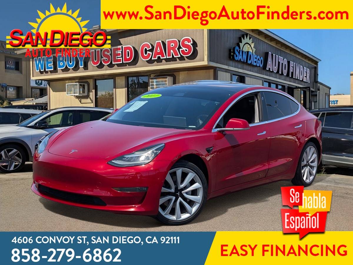 2017 Tesla Model 3 Standard Range — Sedan — 72,735 mi — San Diego, CA