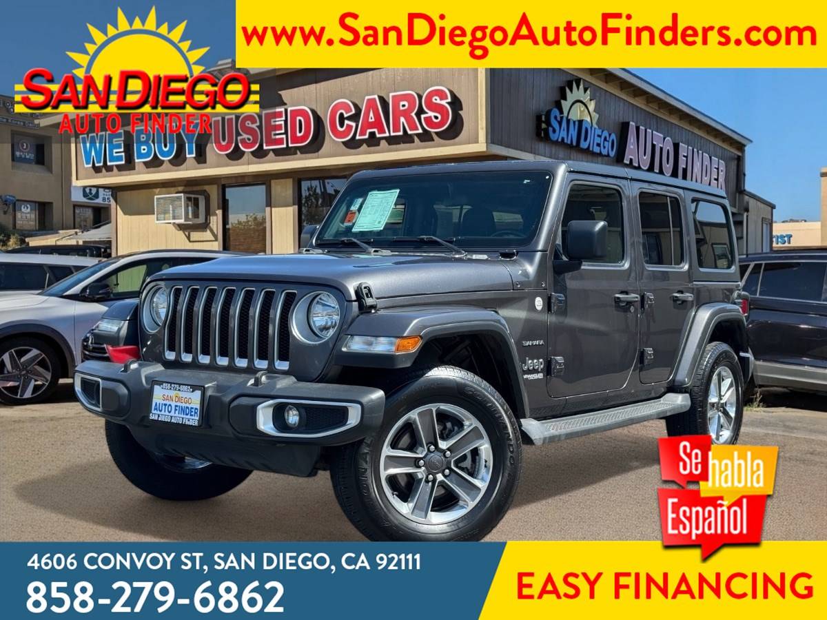 2020 Jeep Wrangler Sahara — SUV — 70,621 mi — San Diego, CA