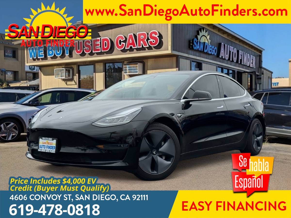 2019 Tesla Model 3 Mid Range — Sedan — 63,170 mi — San Diego, CA