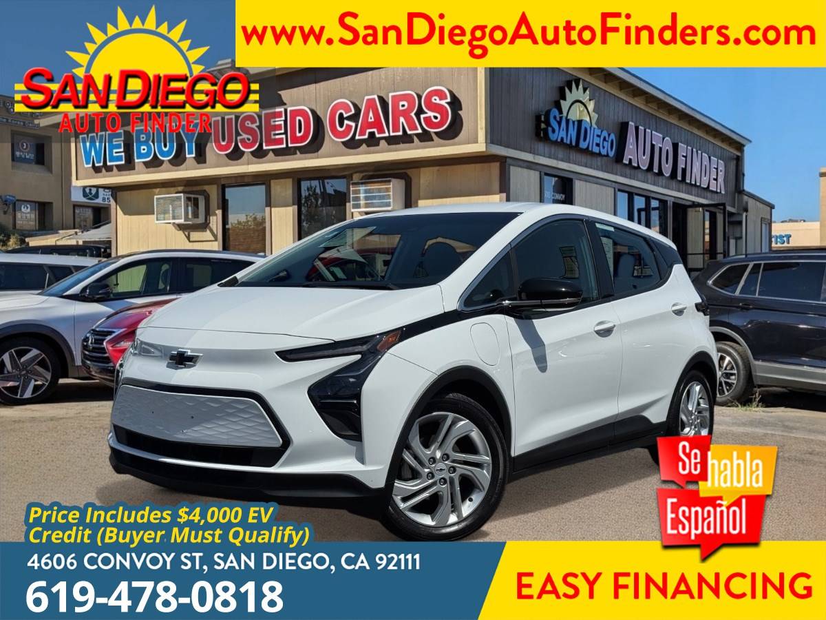 2023 Chevrolet Bolt EV 1LT — Sedan — 22,750 mi — San Diego, CA