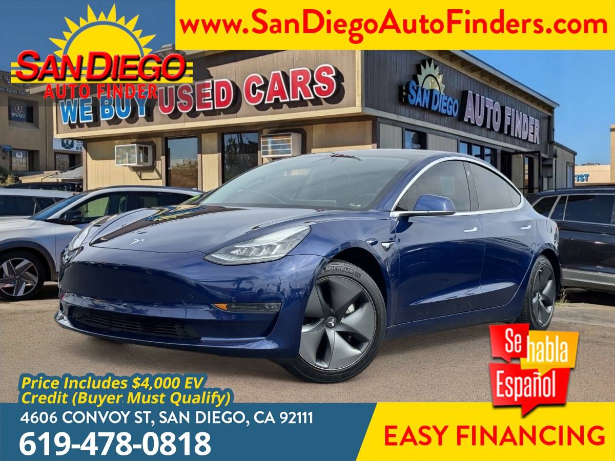 2019 Tesla Model 3 Mid Range — Sedan — 71,449 mi — San Diego, CA