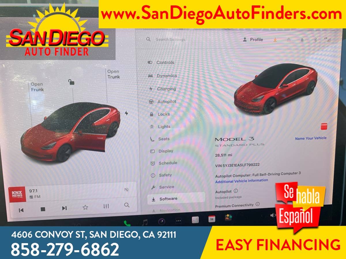 2020 Tesla Model 3 Standard Range — Sedan — 28,511 mi — San Diego, CA
