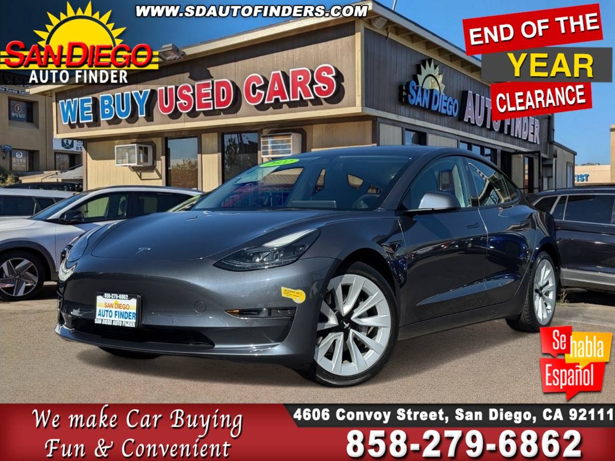 2022 Tesla Model 3 Standard Range Plus — Sedan — 20,427 mi — San Diego, CA