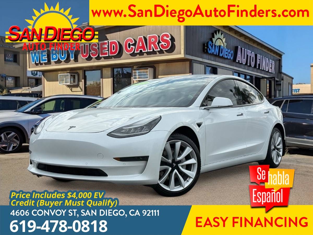 2019 Tesla Model 3 Mid Range — Sedan — 106,214 mi — San Diego, CA
