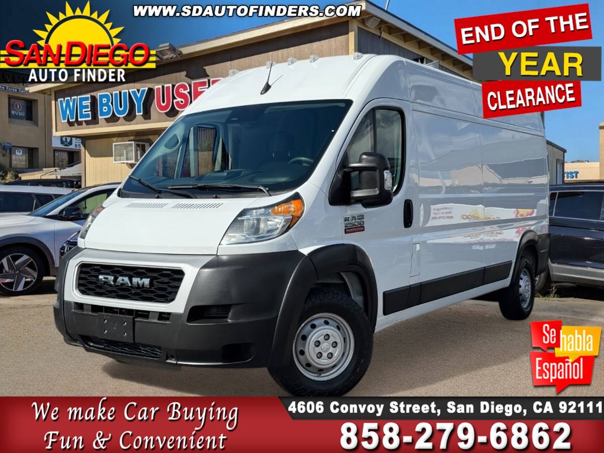2022 Ram ProMaster Cargo Van 2500 — Cargo Van — 84,683 mi — San Diego, CA