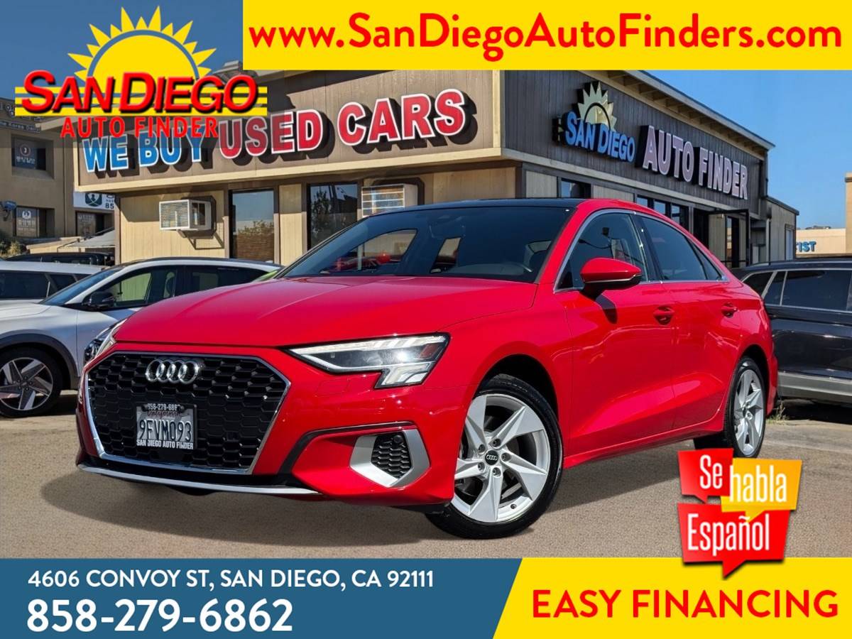 2023 Audi A3 Premium — Sedan — 44,585 mi — San Diego, CA