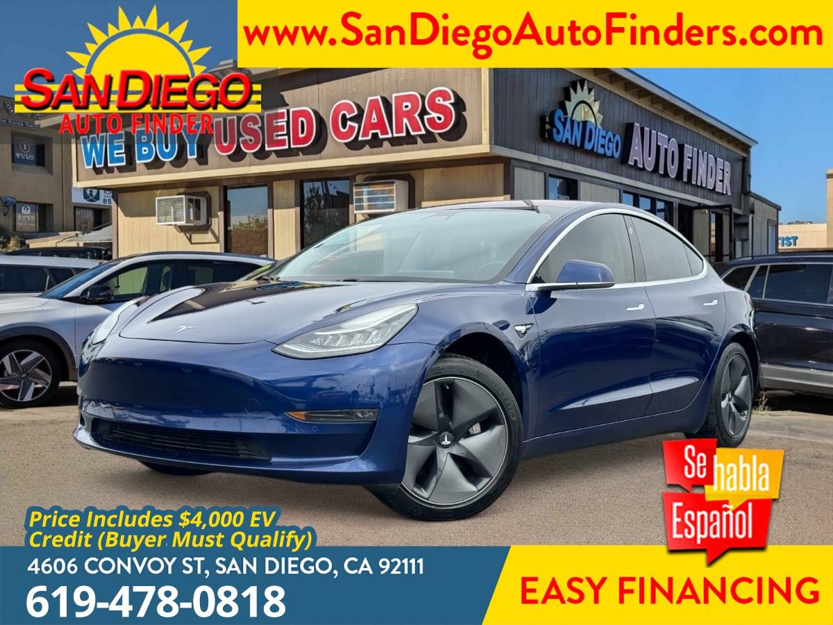 2018 Tesla Model 3 Long Range — Sedan — 109,180 mi — San Diego, CA