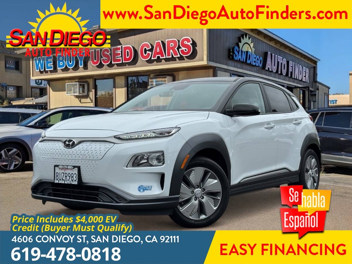 2021 Hyundai Kona Electric SEL — SUV — 66,070 mi — San Diego, CA