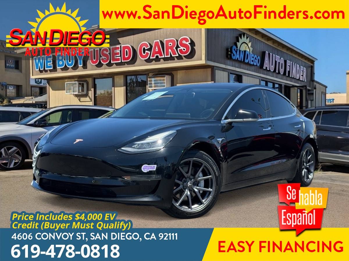 2018 Tesla Model 3 Long Range — Sedan — 94,609 mi — San Diego, CA
