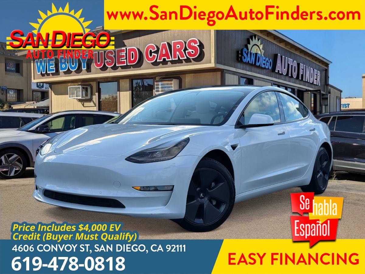 2022 Tesla Model 3 Standard Range Plus — Sedan — 51,744 mi — San Diego, CA