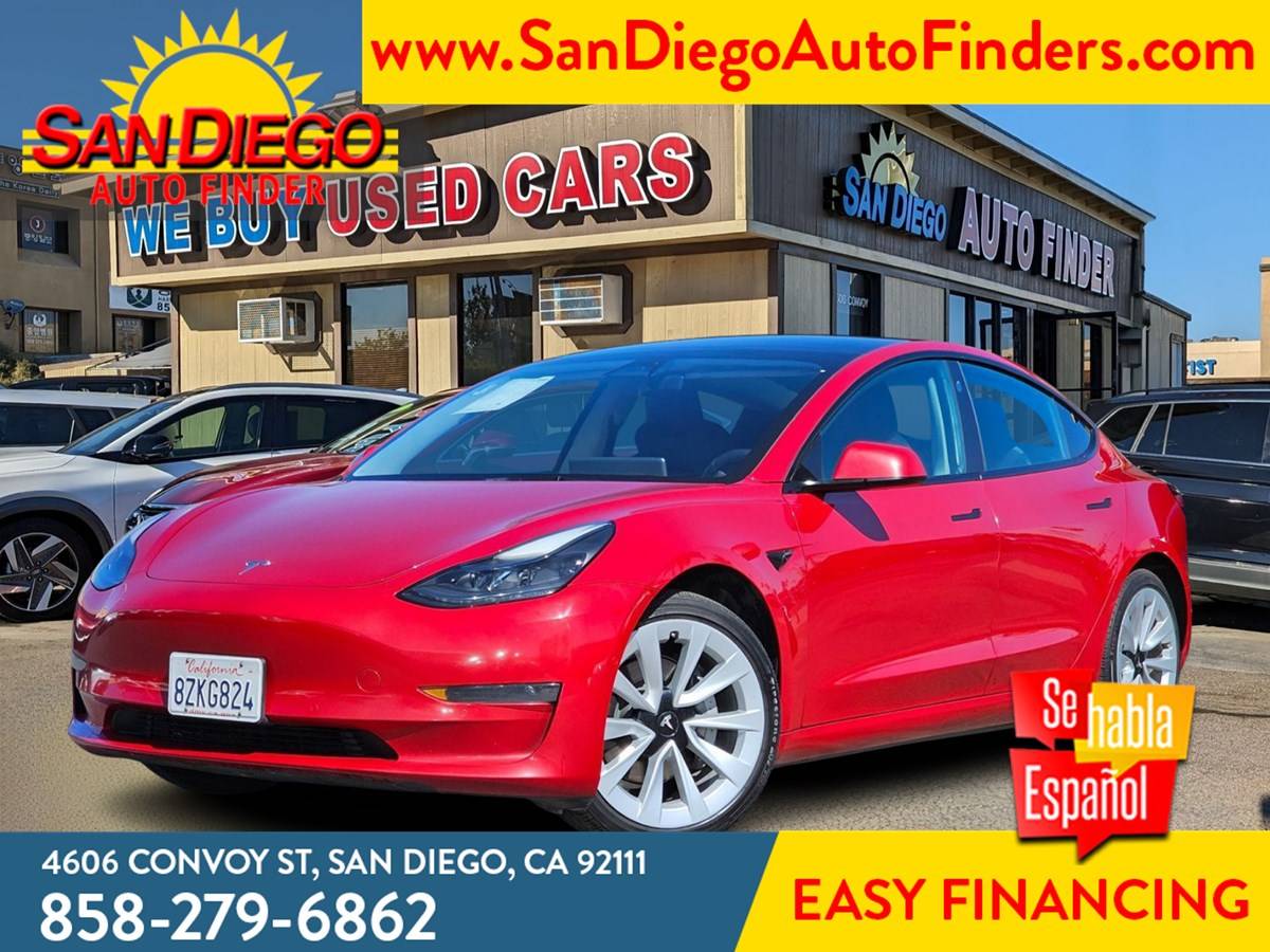 2022 Tesla Model 3 Standard Range Plus — Sedan — 120,387 mi — San Diego, CA