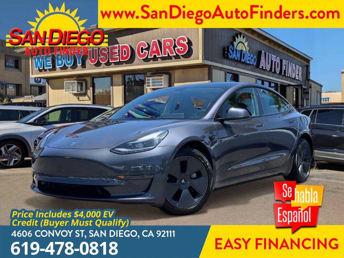 2022 Tesla Model 3 Standard Range Plus — Sedan — 65,331 mi — San Diego, CA
