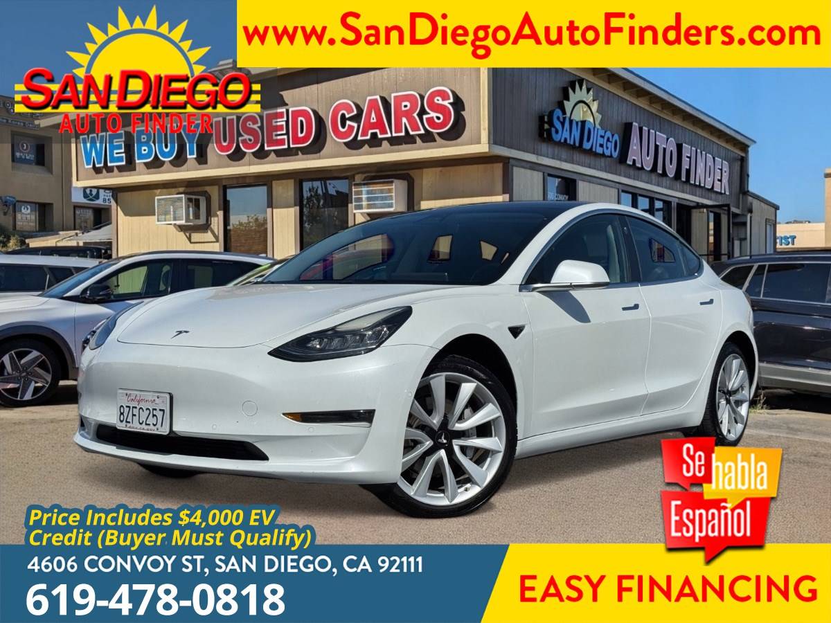 2018 Tesla Model 3 Long Range — Sedan — 137,663 mi — San Diego, CA