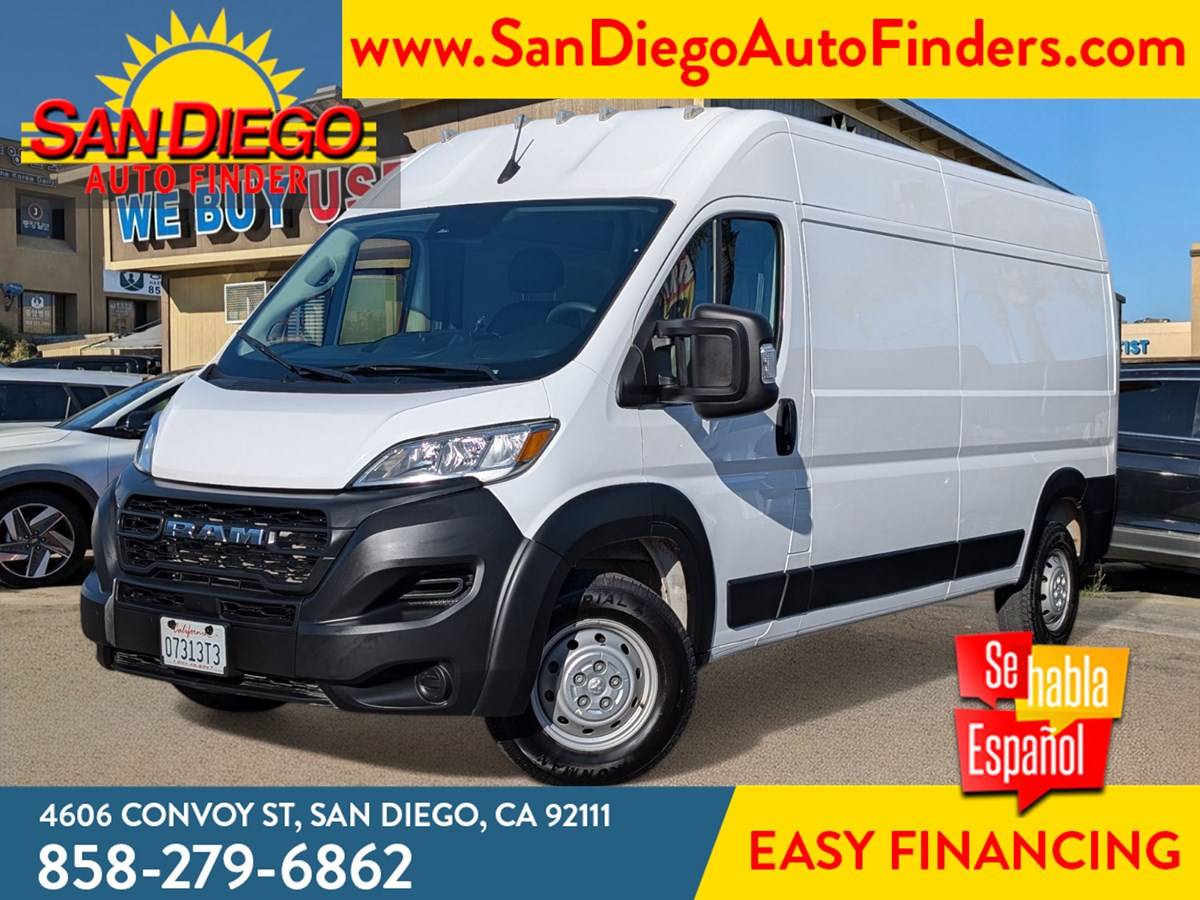 2023 Ram ProMaster Cargo Van 2500 — Cargo Van — 37,984 mi — San Diego, CA