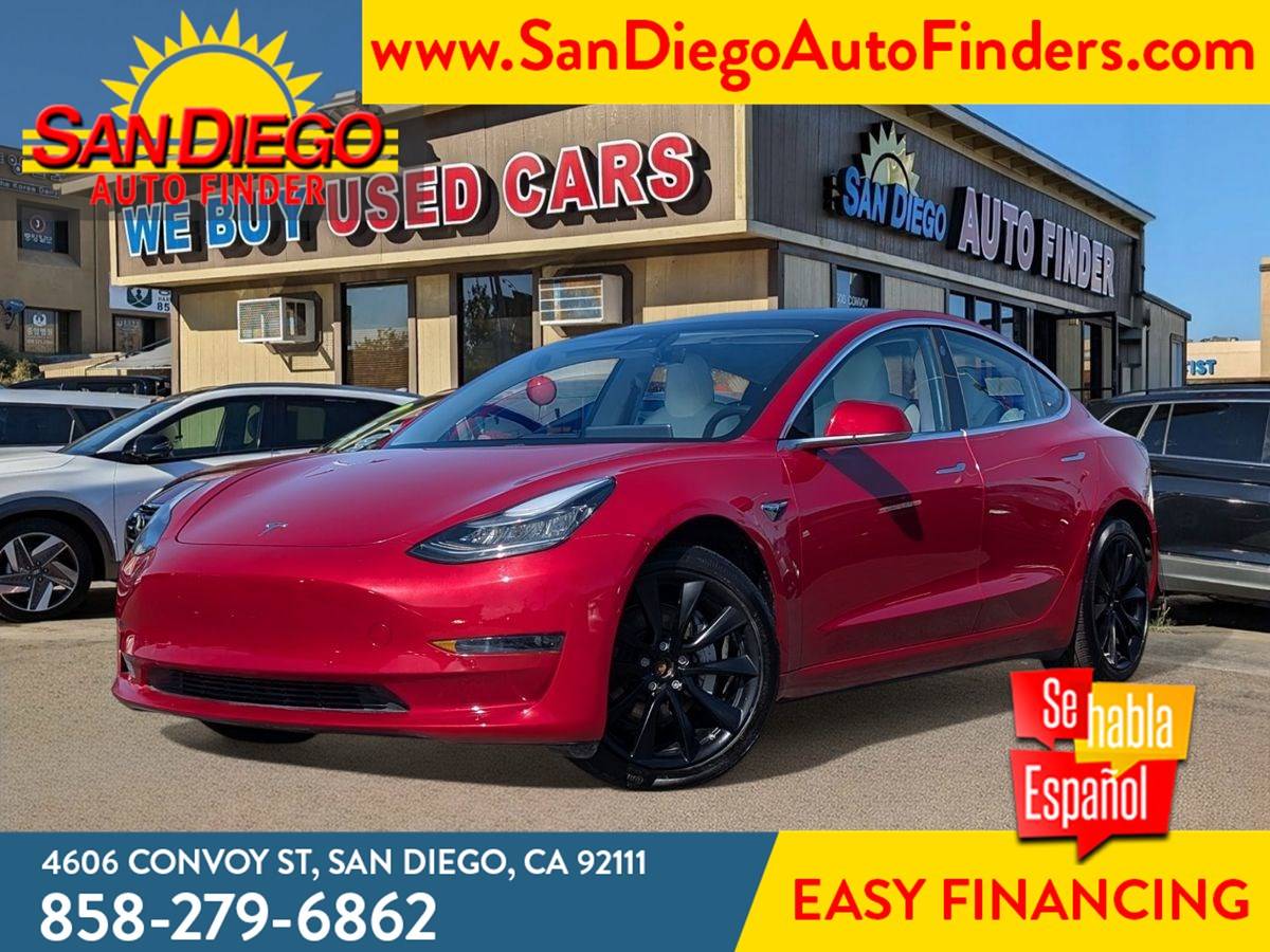 2020 Tesla Model 3 Long Range — Sedan — 65,037 mi — San Diego, CA