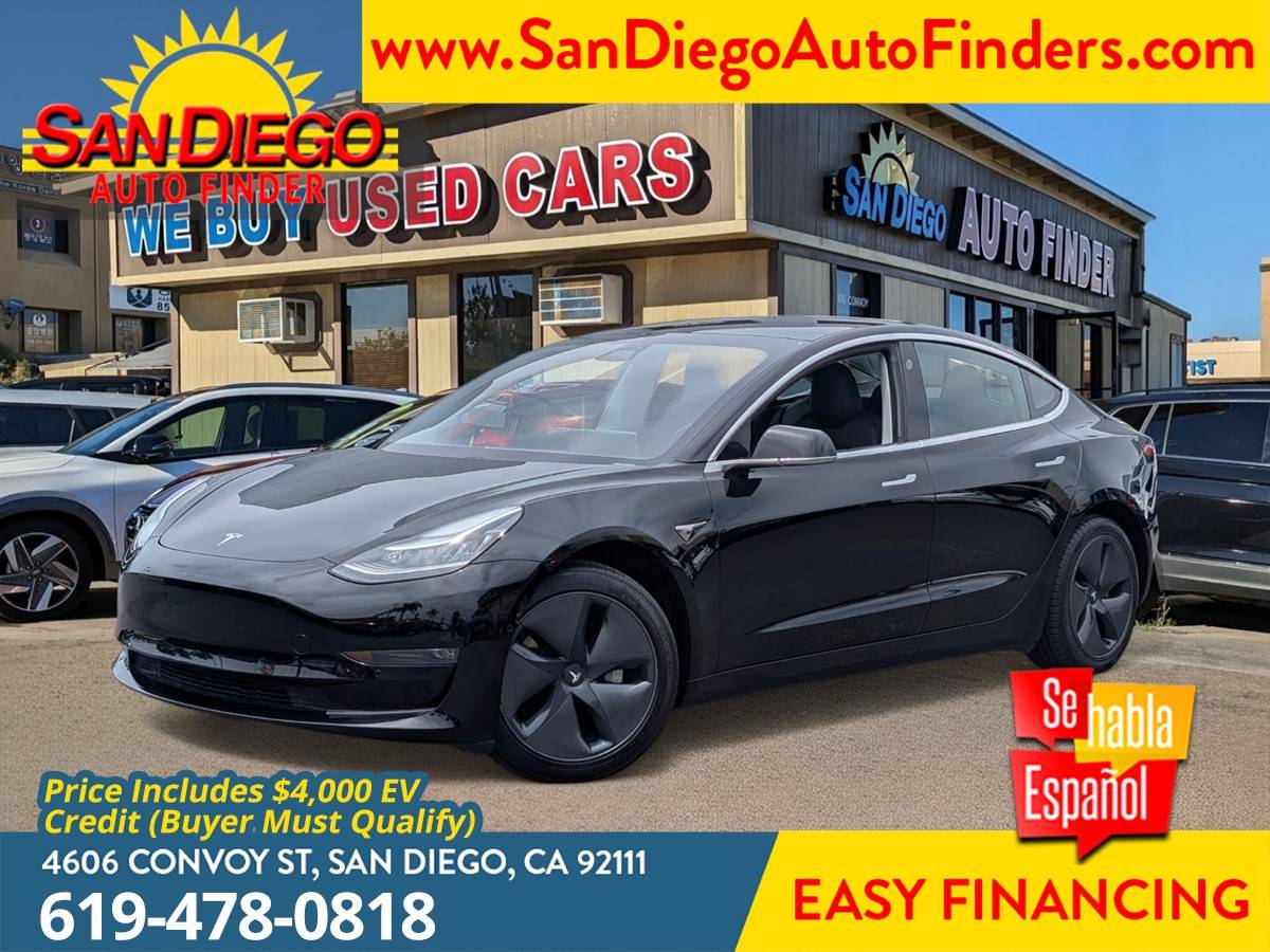 2019 Tesla Model 3 Mid Range — Sedan — 58,546 mi — San Diego, CA