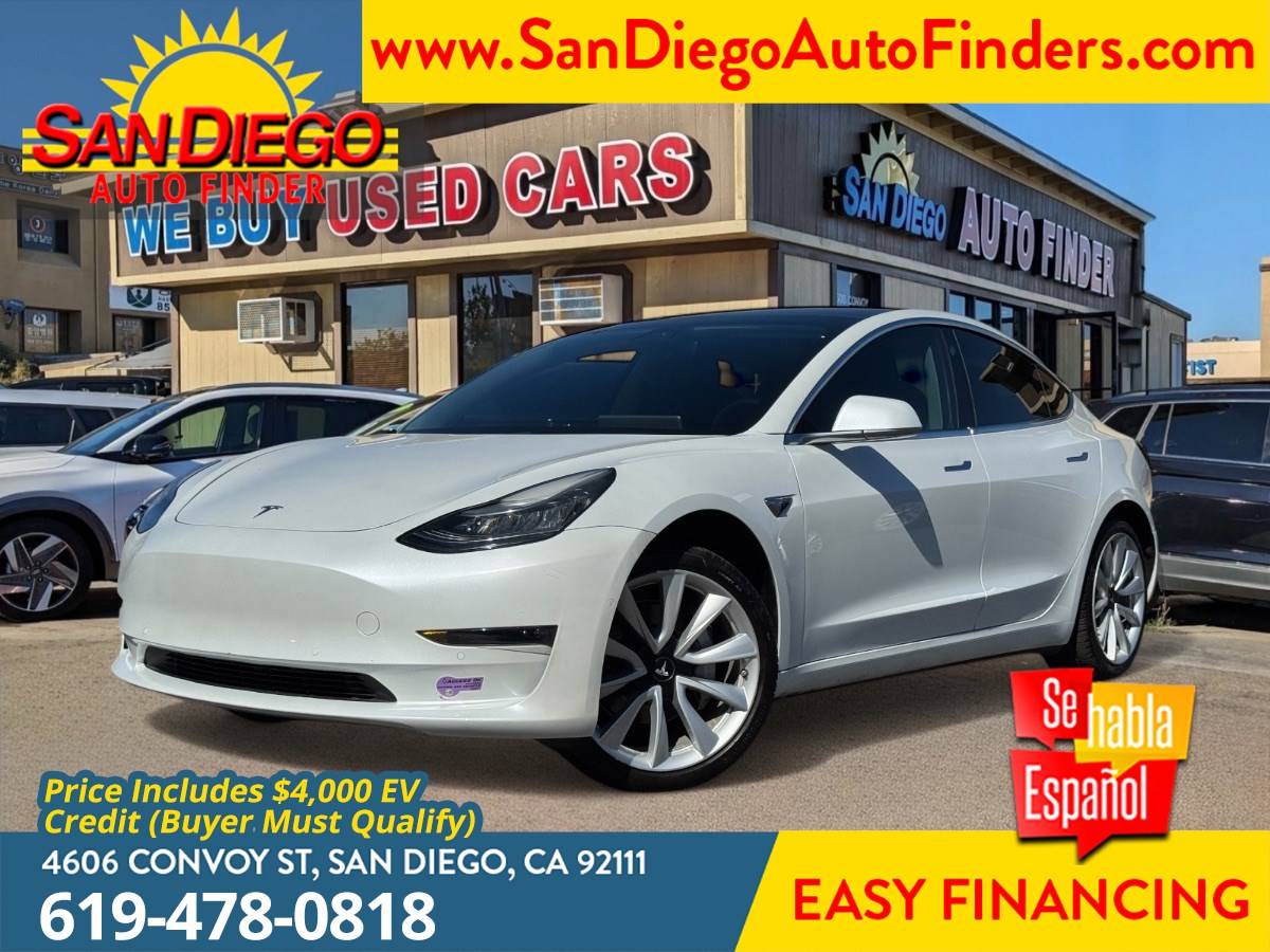 2018 Tesla Model 3 Long Range — Sedan — 83,961 mi — San Diego, CA