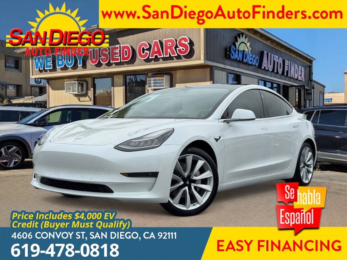 2020 Tesla Model 3 Standard Range — Sedan — 73,943 mi — San Diego, CA