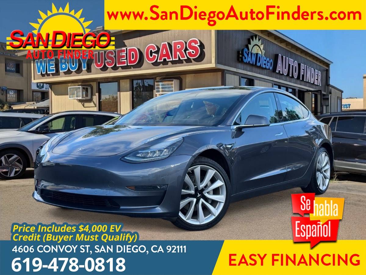 2019 Tesla Model 3 Mid Range — Sedan — 62,481 mi — San Diego, CA