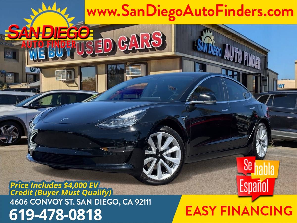 2019 Tesla Model 3 Mid Range — Sedan — 69,193 mi — San Diego, CA