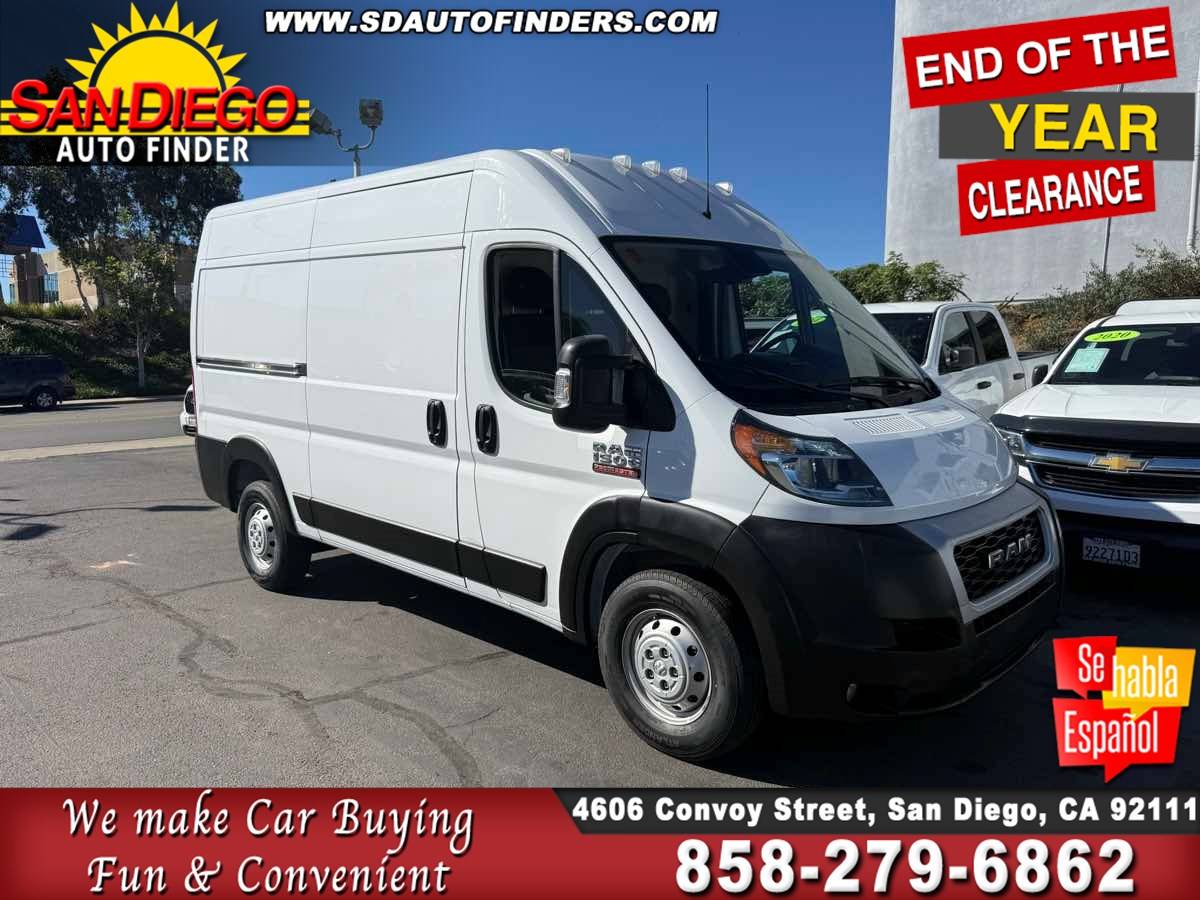 2021 Ram ProMaster Cargo Van 1500 — Cargo Van — 52,387 mi — San Diego, CA