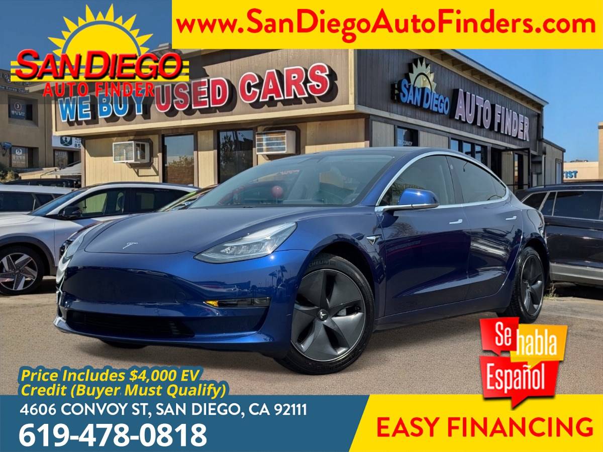 2020 Tesla Model 3 Standard Range Plus — Sedan — 21,960 mi — San Diego, CA