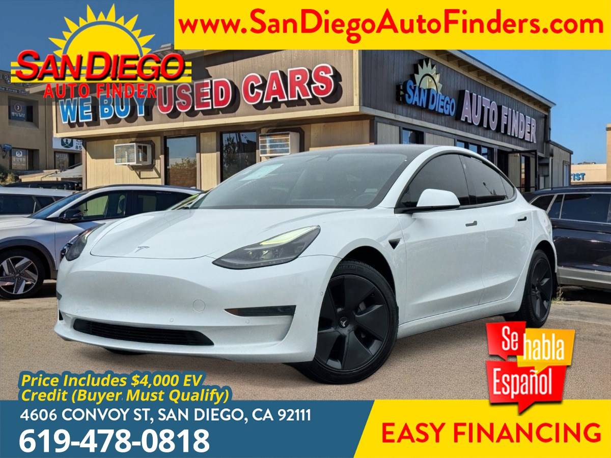 2021 Tesla Model 3 Standard Range Plus — Sedan — 109,263 mi — San Diego, CA