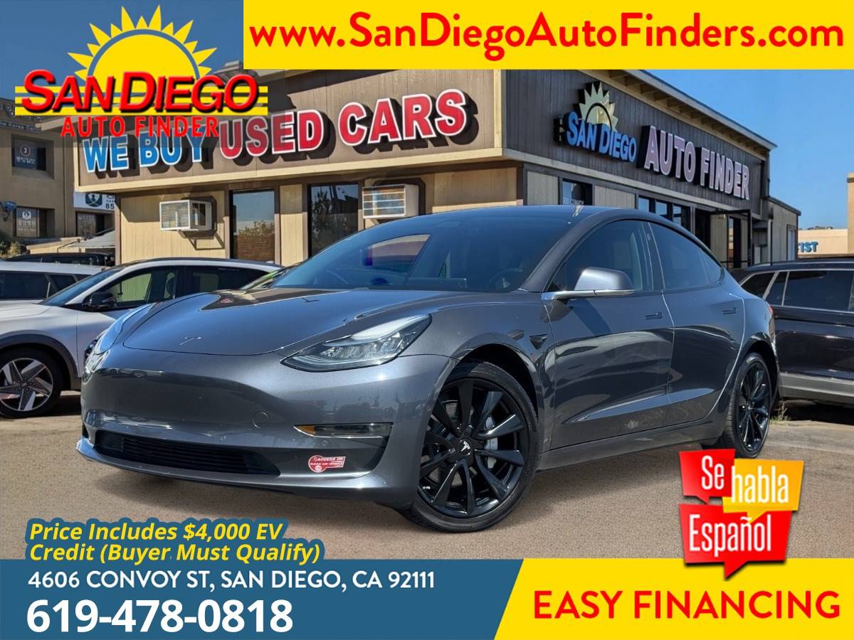2018 Tesla Model 3 Long Range — Sedan — 79,386 mi — San Diego, CA