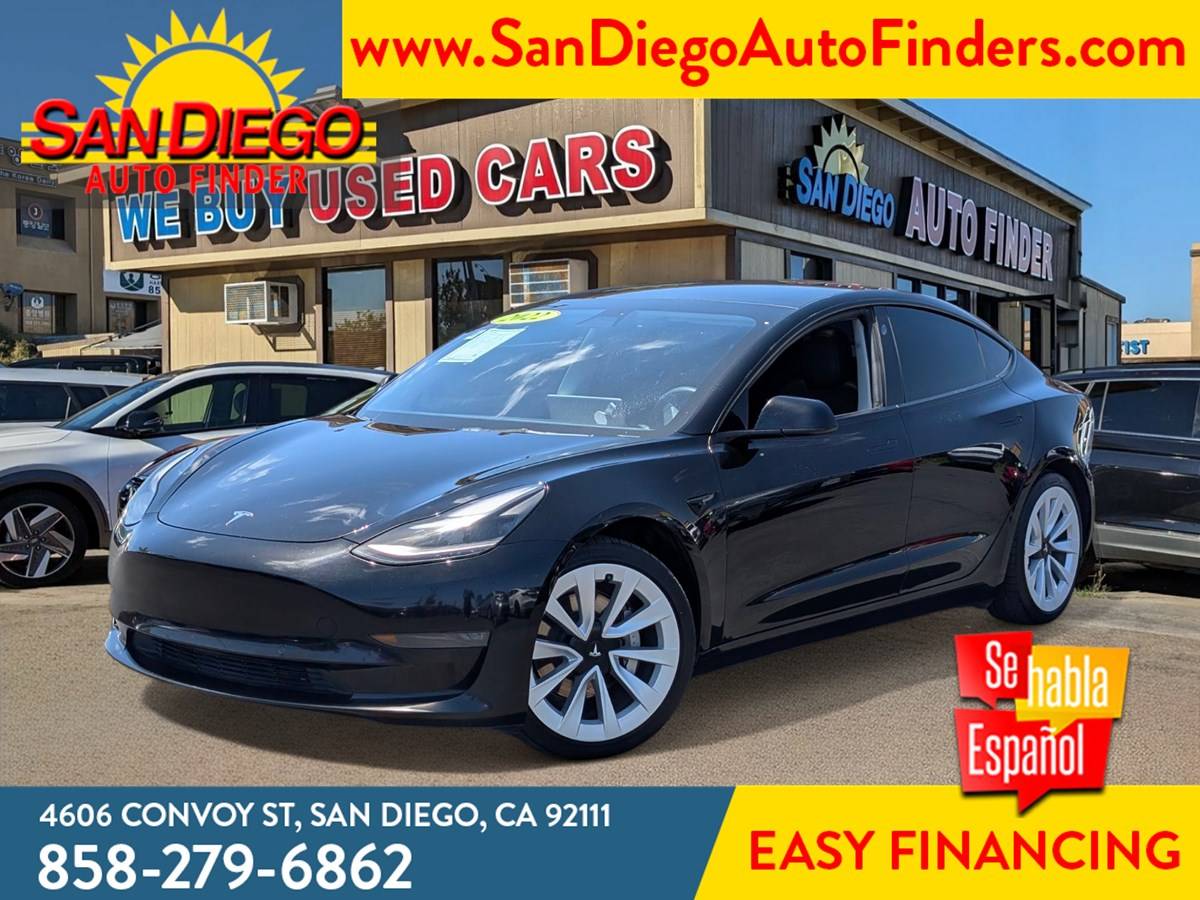 2022 Tesla Model 3 Long Range — Sedan — 99,270 mi — San Diego, CA
