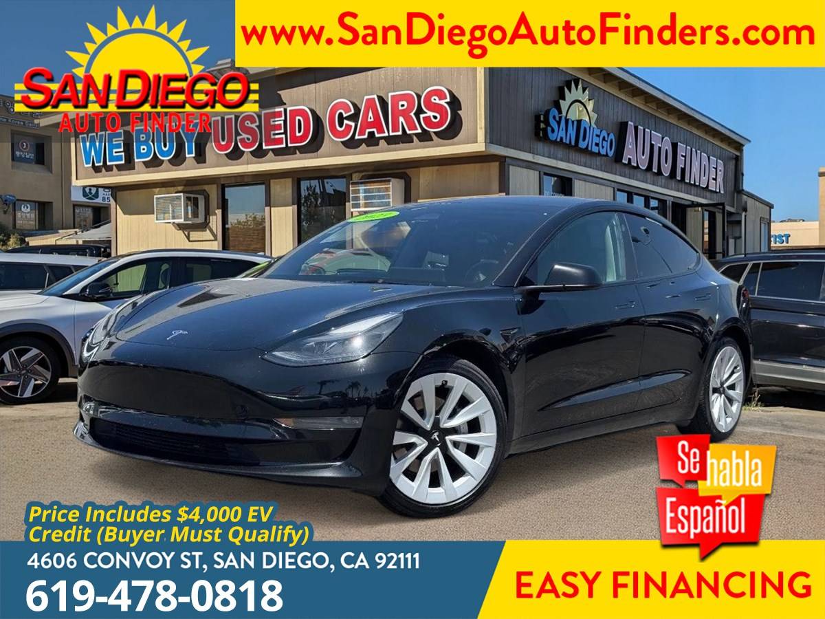2023 Tesla Model 3 Model 3 — Sedan — 72,614 mi — San Diego, CA