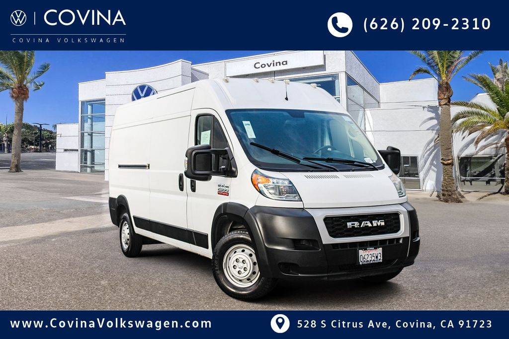 2021 Ram ProMaster Cargo Van 2500 — Cargo Van — 59,438 mi — Covina, CA