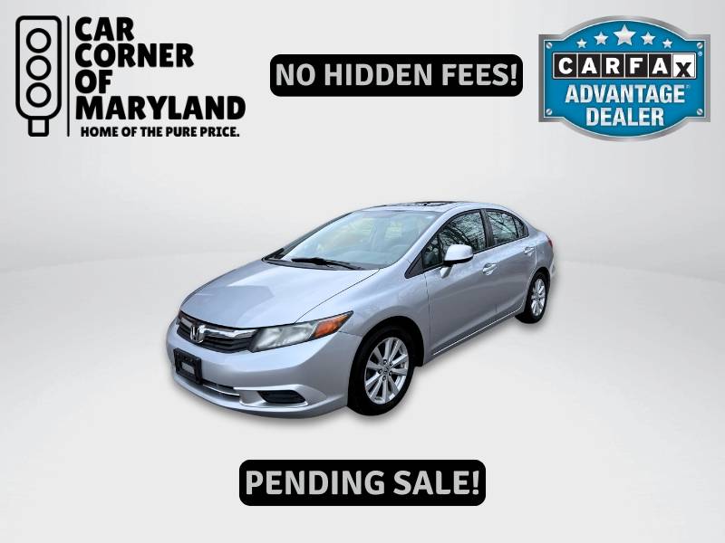 2012 Honda Civic EX — Sedan — 93,832 mi — Manchester, MD