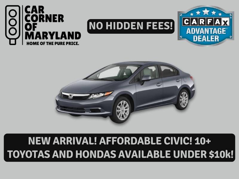 2012 Honda Civic EX-L — Sedan — 123,529 mi — Manchester, MD