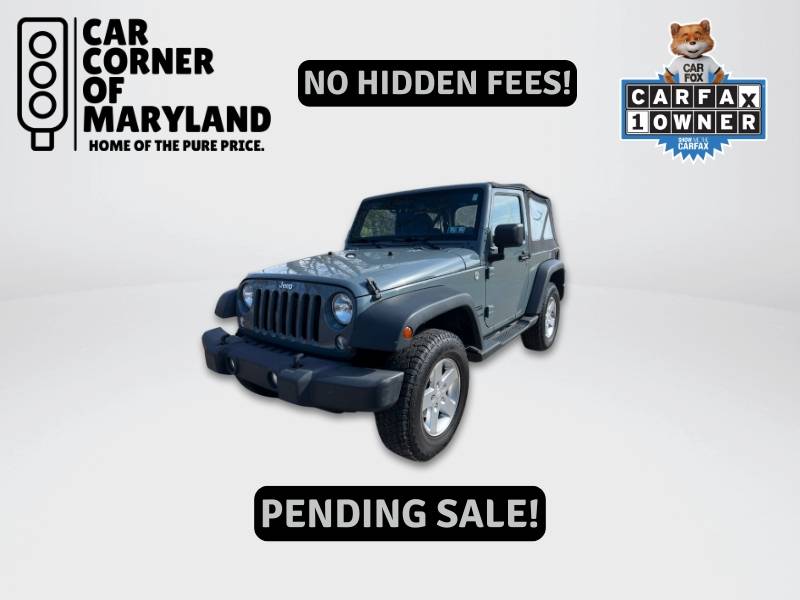 2014 Jeep Wrangler Sport — SUV — 122,474 mi — Manchester, MD