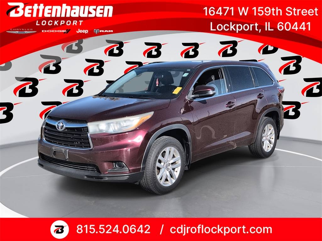 2015 Toyota Highlander LE V6 — SUV — 104,095 mi — Lockport, IL